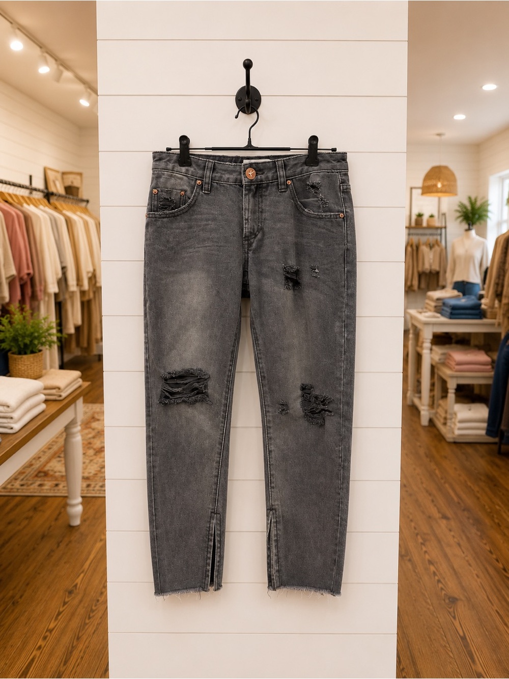 One Teaspoon Freebirds Phantom Distressed Skinny Jeans 26 Low Rise